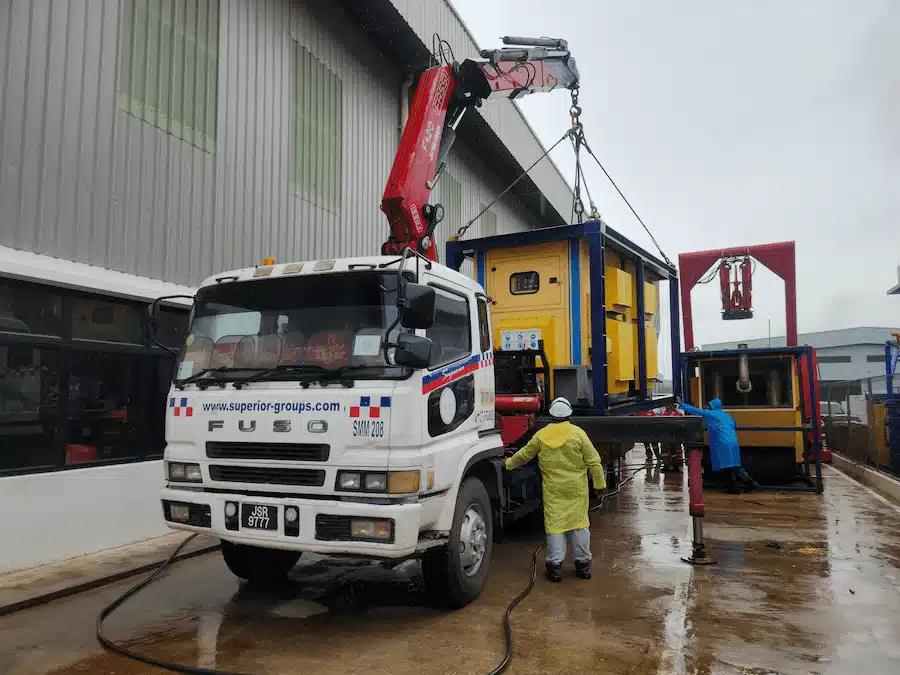Lorry Crane Moving Machinery